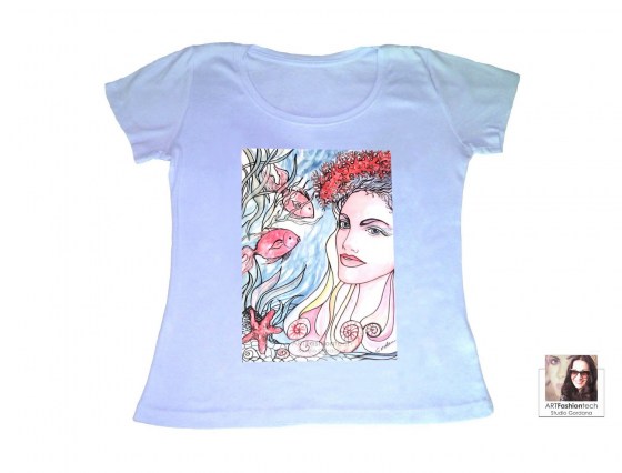 Adriana pamučna majica s tiskom