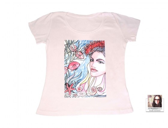 Adriana pamučna majica s tiskom