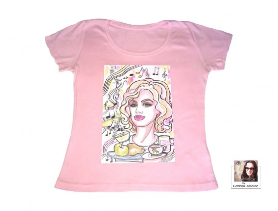 Happy Day pamučna majica s tiskom