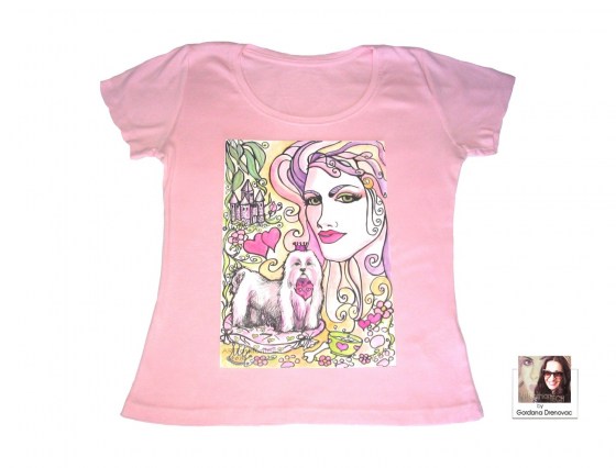 Kukan Cukan pamučna majica s tiskom