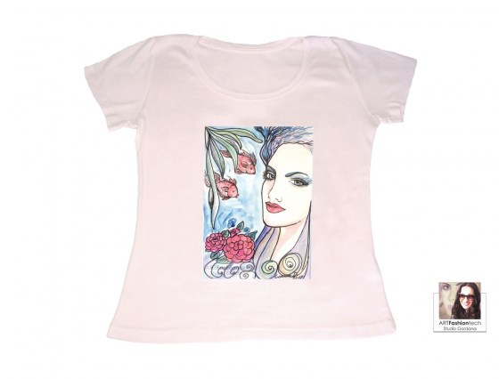 Techno Sirena pamučna majica s tiskom